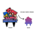 thumbnail image 4 of Block Gamer Birthday Cake Topper – Fun Video Game Party Decoration for Kids, Boys & Girls Birthday Supplies, 4 of 4