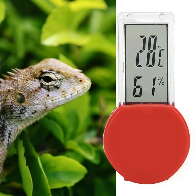 , Reptile Temperature Gauge Hygrometer For Lizards And Other Climbing Pets For Home Pet Shop