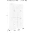 thumbnail image 3 of Stanton 2Pc Pantry Set White - 2 Pantries, 3 of 18