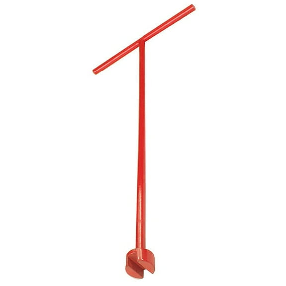 Westward Meter Key,32 in.,Steel,Powder Coated 31MJ72