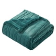 thumbnail image 3 of Home Soft Things Super Soft Decorative Throw Blanket - Dark Teal - 60" x 80" Jumbo, 3 of 7