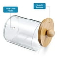 thumbnail image 4 of Dispensador Qtip Holder VITEVER, paquete de 2, tarros de plástico de 300 ml, 4 of 7