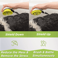 thumbnail image 6 of Wondurdog Quality Dog Wash Kit for Shower with Splash Guard Shield and Rubber Grooming Teeth., 6 of 10