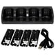 thumbnail image 3 of Soporte de carga,4Pcs 2800mAh Celdas recargables y base de carga para celular Wii para accesorio de TOMSHOO Negro/4 en 1, 3 of 5