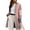 Pink, variant on Eytino Sweaters for Women Cardigans Open Front Long Sleeve Cardigan Casual Knit Sweaters Color Block Cardigans Coat with Pockets Outwear 