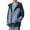 Gray, variant on Youthup Men's Casual Colorblock Hooded Windproof Waterproof Jacket with 10001-15000mm Breathability for Outdoor Hiking Camping