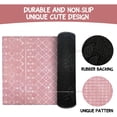 thumbnail image 7 of Boho Kitchen Mat Set of 2,Modern Farmhouse Kitchen Rugs and Mats Non Skid Washable,Moroccan Boho Runner Rugs with Rubber Backing for Kitchen Decor and Accessories (Pink 17"x47"+17"x30"), 7 of 7