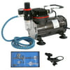 New MTN-G AIRBRUSH SYSTEM KIT w/ AIR ON DEMAND FUNCTION, Air Compressor Hobby Painting