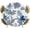 Blue, variant on Vintage Octopus Coastal Round Tablecloth 36-44 Inch Round Fitted Table Cloth with Elastic Edge, Navy Blue Nautical Summer Ocean Waterproof Table Cover Protector for Outdoor Picnic Party Dining