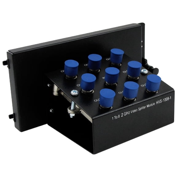 Cmple Wavenet 8-Way Coaxial Cable Splitter Module With Metal Bracket, Bi-Directi