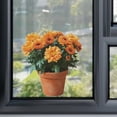 thumbnail image 1 of Pegatinas de pared naranjas, hermosas y elegantes, para decorar ventanas, dormitorios, fiestas temáticas de verano, decoración del hogar y cumpleaños., 1 of 8
