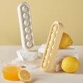 thumbnail image 1 of MTBLYS Bandeja para cubitos de hielo con forma de diamante | Molde de plástico apto para alimentos para cócteles, whisky y bar en casa | Diseño apilable, a prueba de fugas y de fácil desmolde, 1 of 7