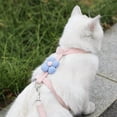 thumbnail image 4 of Cat Harness and Leash Sets Adjustable Dog Harness for Small Dog Leash Breashable Pet Harness Out Walking Dog Strap, 4 of 10