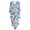 Blue Shark Flower, variant on Xoenoiee Moon Star Pattern Plus Size Kaftan Dress for Women, Oversized V-Neck Batwing Sleeve Boho Swimsuit Cover Up Maxi Beach Resort Caftan