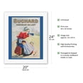 thumbnail image 2 of Suchard Milk Chocolate (Chocolat au Lait) - Netherlands - Vintage Advertising Poster c.1920 - Fine Art Rolled Canvas Print (Unframed) 16in x 20in, 2 of 4