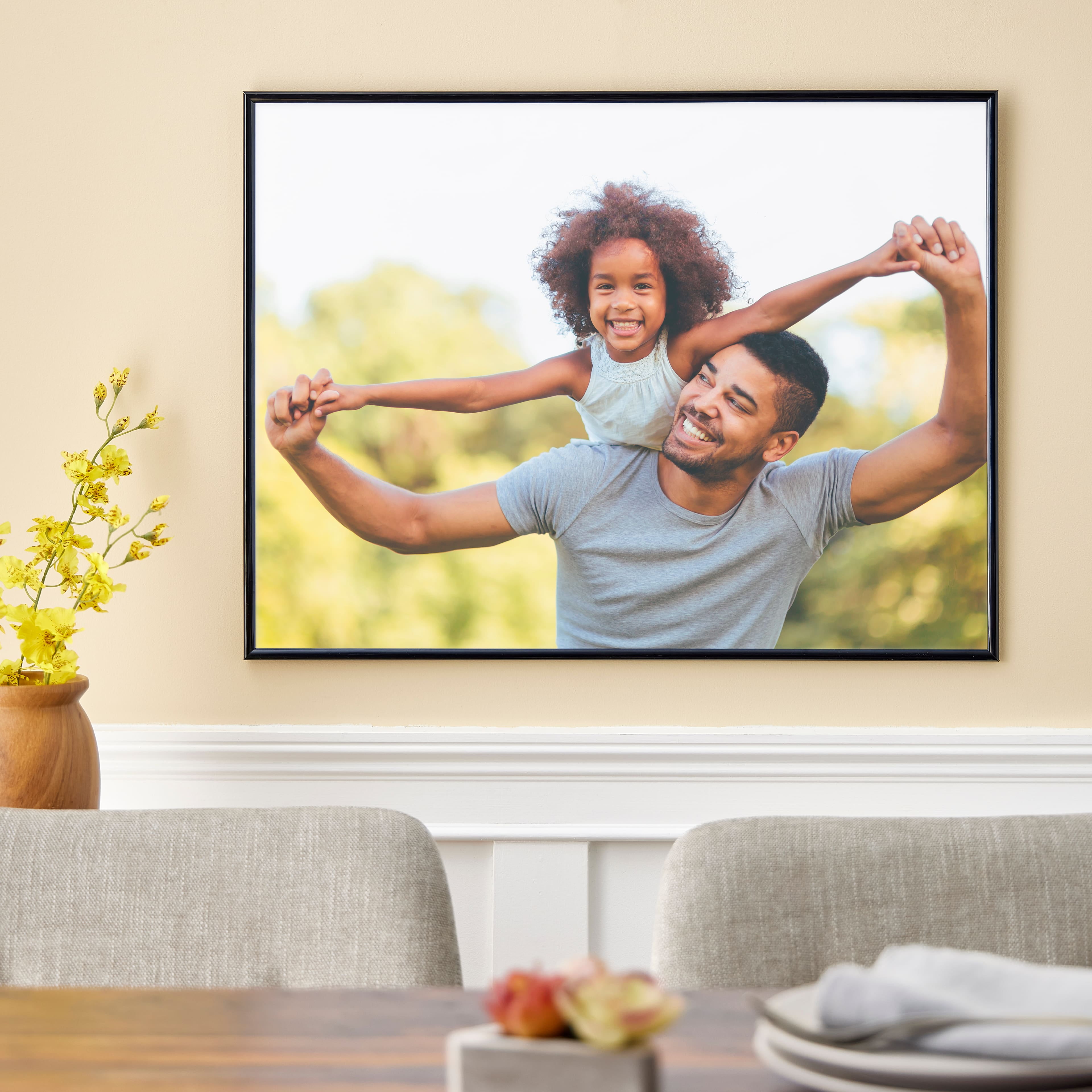 Studio Decor 18" x 24" Plastic Poster Frame Styleline - Includes Hanging Hardware, Horizontal or Vertical Display - Black, Bulk 6 Pack
