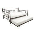 DHP Manila Metal Daybed and Trundle, Full/Twin Size, Bronze