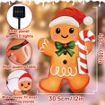 thumbnail image 2 of Bandera de Jardín Easy Joy Muñeco de Jengibre Navidad 30x45 cm, 2 of 7