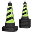 thumbnail image 5 of 8 Pcs Traffic Safety Cone, 28" Green Road Parking Cone with Reflective Strips, Heavy Duty PVC Traffic Cone for Parking, Caution, Construction Events, 5 of 9