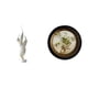 thumbnail image 1 of Figura decorativa,Escultura de plumas para escritorio,oficina,decoración del hogar,Figura decorativa de escritorio para decoración de mesa del hogar,Marco de fotos redondo,Marco de fotos de, 1 of 8