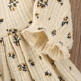 thumbnail image 4 of SUNSIOM Robe à Manches Longues pour Fille, Robe de Fête Col Poupée, Robe à Imprimé Floral, 4 of 5