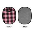 thumbnail image 3 of Multi-Functional Oven Silicone Pot Pad 7.5×9.4in Anti-Slip Heat-Insulating Pad Baking Gloves Heat-Resistant Cotton Layer 2pcs Hotpink Buffalo Plaid Check Tartan Scotland_4, 3 of 7