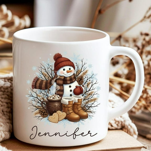 CH1Ristma Snowman Mug, H1oliday Coffee Cup, Winter Mug, CH1Ristmas Gift Idea, Coffee lover gifted mug, Gifte cH1Ristmas mug, Mama cH1Ristmas gift