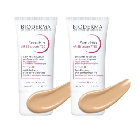 Bioderma Sensibio AR BB Cream Spf30 (Light) 40ml -2 Pack