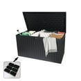 thumbnail image 2 of 260-Gallon Waterproof Deck Box - Lockable Extra Large Resin Storage for Patio, Pool & Garden, 2 of 9