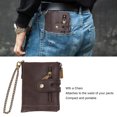 thumbnail image 3 of Men Wallet Purse, Retro Design PU Leather Card Holder Mini Wallets for Men Business Credit Card ID Badge Holders, 3 of 9