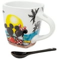 thumbnail image 4 of Disney 9 oz Mickey & Minnie Sunset Ceramic Spoon Mug, 4 of 5