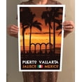 thumbnail image 4 of Puerto Vallarta Vintage Travel Poster / Postcard WPA Style Retro Mexico Art Print, 4 of 4