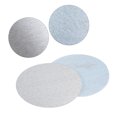 thumbnail image 3 of 10 Pcs 4-Inch White Dry Hook and Loop Sanding Discs Flocking Sandpaper 400 Grit, 3 of 5