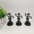 thumbnail image 2 of Zeiwohndc Funny Skeleton Bobbleheads for Home Party Auto Ornaments Decor Pack of 3, 2 of 9