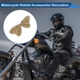 thumbnail image 3 of Accesorios para Casco de Motocicleta Decoración Lazo 3D para Cascos de Motocicleta Bicicleta Esquí Color Café Stickers 1 Juego, 3 of 6