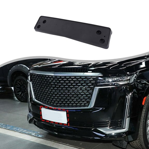 Front License Plate Bracket for 2021 Escalade（UK edition）， Front License Plate Bracket for 2021 Escalade Front License Plate Bracket Parts, Front Bumper License Plate Frame