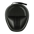 thumbnail image 4 of Estuche de auriculares estuche de viaje con cremallera suave de protección de la bolsa ligera cubierta de auriculares bolsita de almacenamiento dura Negro, 4 of 8