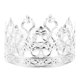 thumbnail image 2 of Silver Mini Princess Crown Cake Topper Elegant Tiara Decoration for Weddings, Birthdays Safe Material for Cake & Cupcake Decorations, 2 of 4