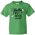 thumbnail image 3 of Inktastic Hello 1st Grade with Hearts and School Supplies Youth T-Shirt, 3 of 5