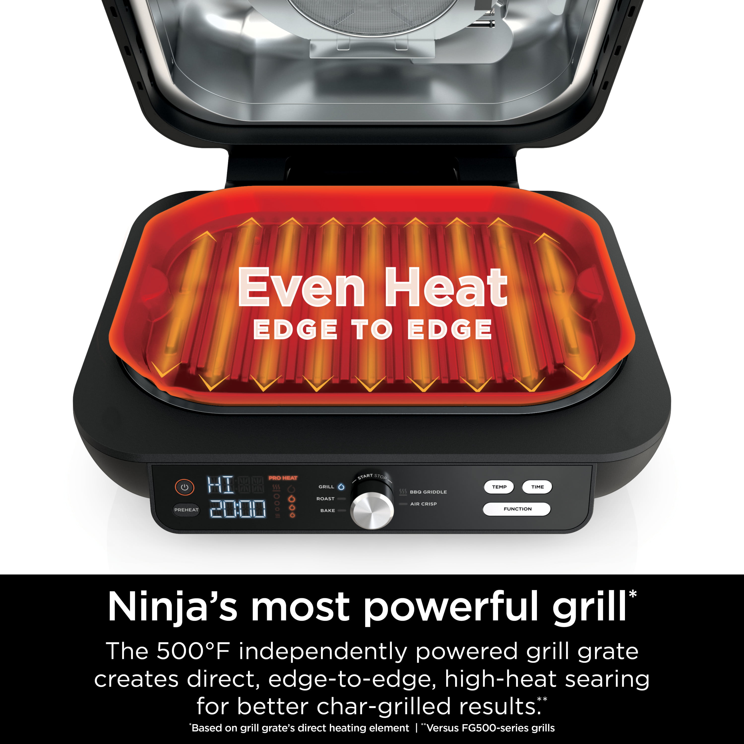 Ninja Foodi XL Pro 5-in-1 Indoor Grill & Griddle with 4-Quart Air
