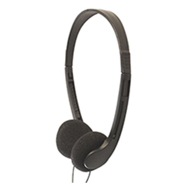 Headphone - Single 3.5 mm. Stereo Pin, Black