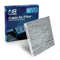 AirTechnik CF10374 Cabin Air Filter w/Activated Carbon Fits Toyota Tacoma 2005-2023, Dodge Dart 2013-2016, Pontiac Vibe 2003-2008 - 87139-YZZ09