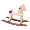 thumbnail image 5 of Amish-Made Wooden Rocking Horse Toddler Ride-On Toy - Harvest Stain Finish, 5 of 5