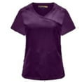 thumbnail image 4 of Pepino Uniforms Wrap Neck Side Pocket Scrub Top, 4 of 8