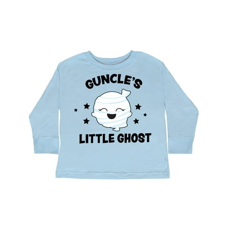 

Inktastic Cute Guncle s Little Ghost with Stars Gift Toddler Toddler Girl Long Sleeve T-Shirt