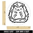 thumbnail image 2 of Hedgehog Full Body Self-Inking Rubber Stamp Ink Stamper - Sky Blue Ink - Medium 1 Inch, 2 of 7