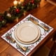 thumbnail image 4 of Manteles Individuales para Navidad y San Valentín | Manteles de Poliéster Multicolor con Decoración de Plantas Verdes | Manteles Reutilizables Antimanchas de 45 X 30 Cm para Fiestas y Comidas Familia, 4 of 6