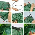 thumbnail image 3 of Bolsa de jardín 272L bolsas de residuos de jardín verdes con asas bolsa de residuos de jardín reutilizable plegable a prueba de roturas, 3 of 5