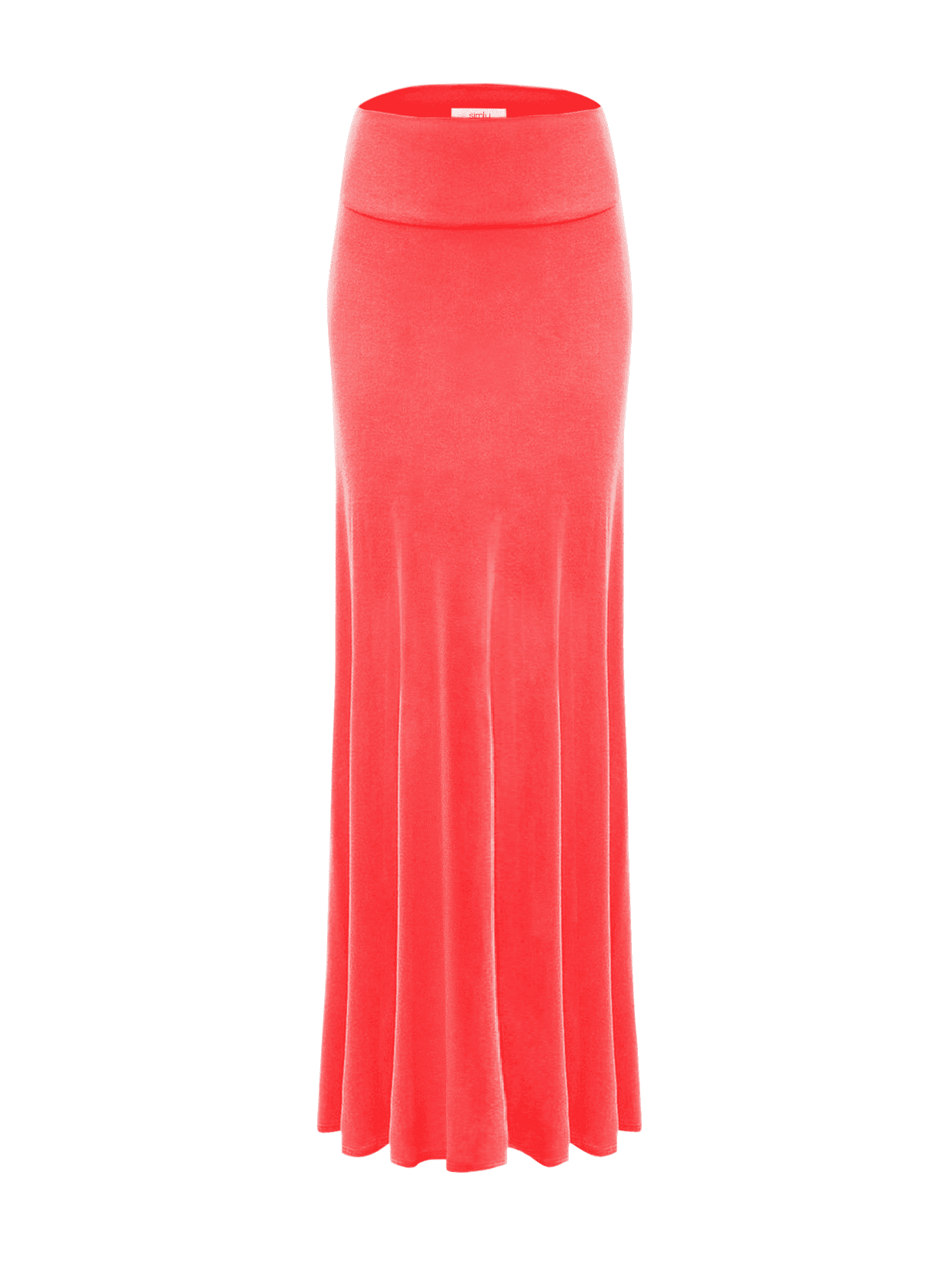 plus size high waisted floor length skirt