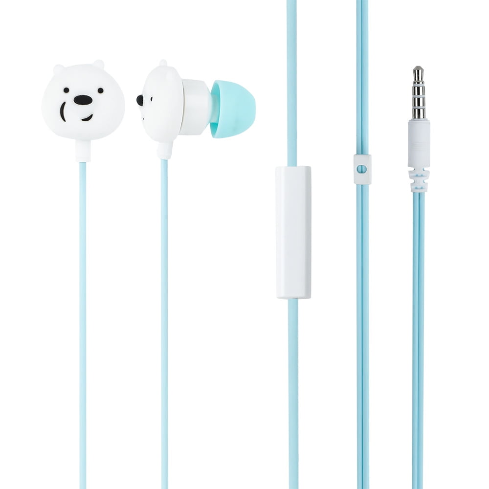 MINISO x We Bare Bears InEar Headphones With Microphone, Comfortable